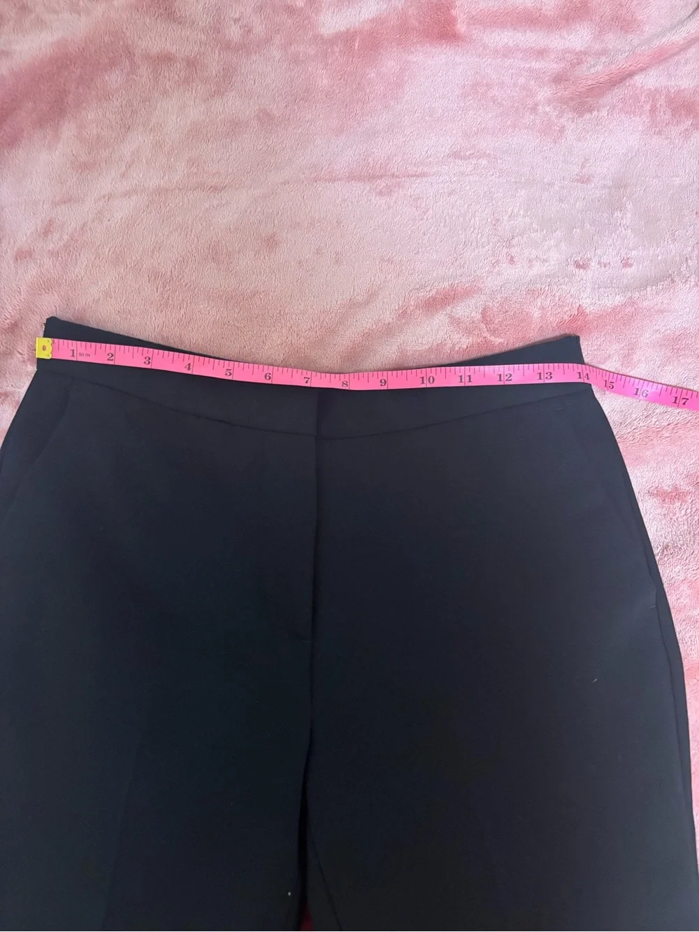 Zara Basic Classic Black Straight-Leg Women's Pants - Picture 6 of 11
